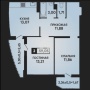 2-комнатная квартира (60 кв.м.)